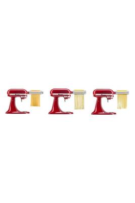 3 Parçalı Hamur Silindiri Ve Makarna Yapma Aparatı - 5ksmpra - 5