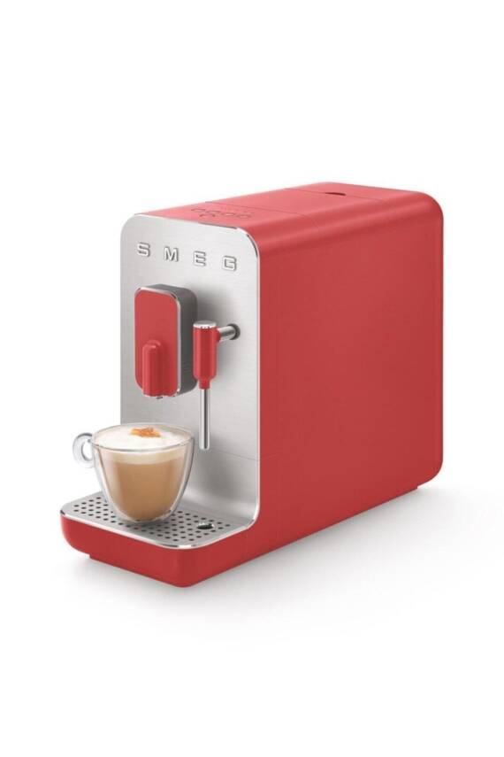 50s Style Bcc02 Espresso Otomatik Kahve Makinesi Mat Kırmızı - 5