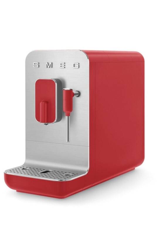 50s Style Bcc02 Espresso Otomatik Kahve Makinesi Mat Kırmızı - 6