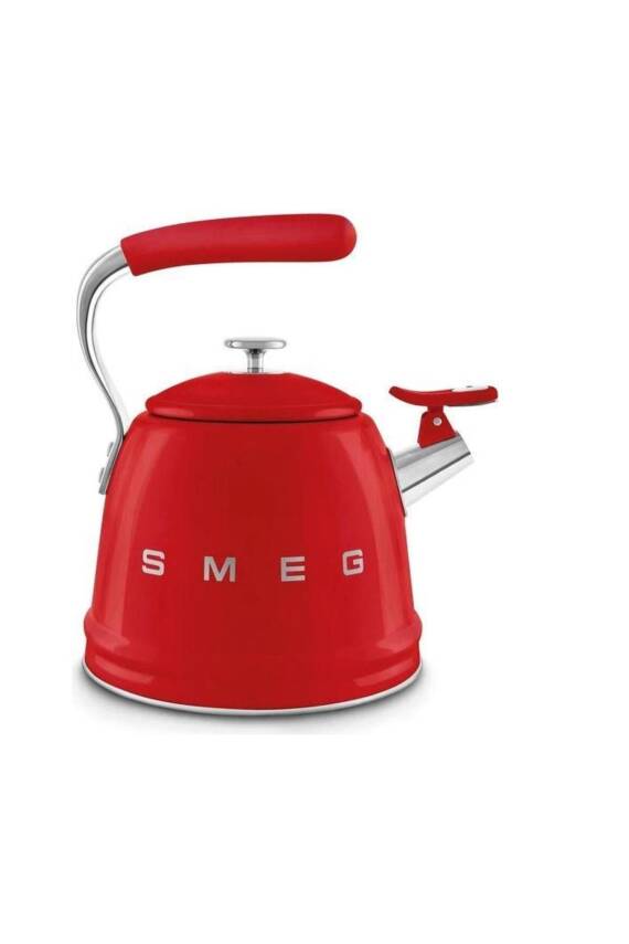 50s Style Kırmızı Set Üstü Düdüklü Kettle 2.3 Lt Cklw2011rd - 2