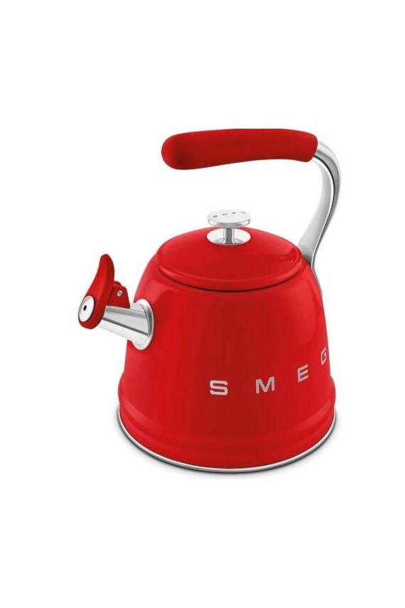 50s Style Kırmızı Set Üstü Düdüklü Kettle 2.3 Lt Cklw2011rd - 4