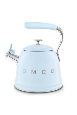 50s Style Pastel Mavi Set Üstü Düdüklü Kettle 2.3 Lt - 2