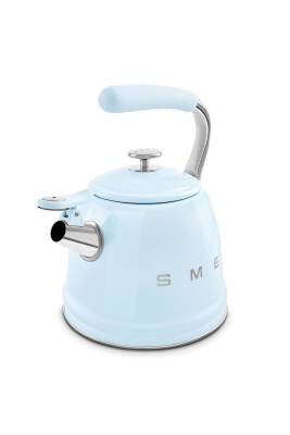 50s Style Pastel Mavi Set Üstü Düdüklü Kettle 2.3 Lt - 3