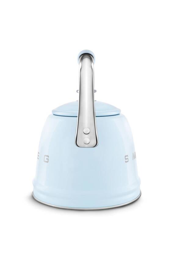 50s Style Pastel Mavi Set Üstü Düdüklü Kettle 2.3 Lt - 5