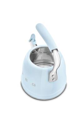 50s Style Pastel Mavi Set Üstü Düdüklü Kettle 2.3 Lt - 6