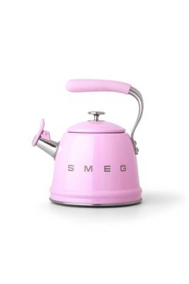 50s Style Pembe Set Üstü Islıklı Kettle 2.3 Lt - 2