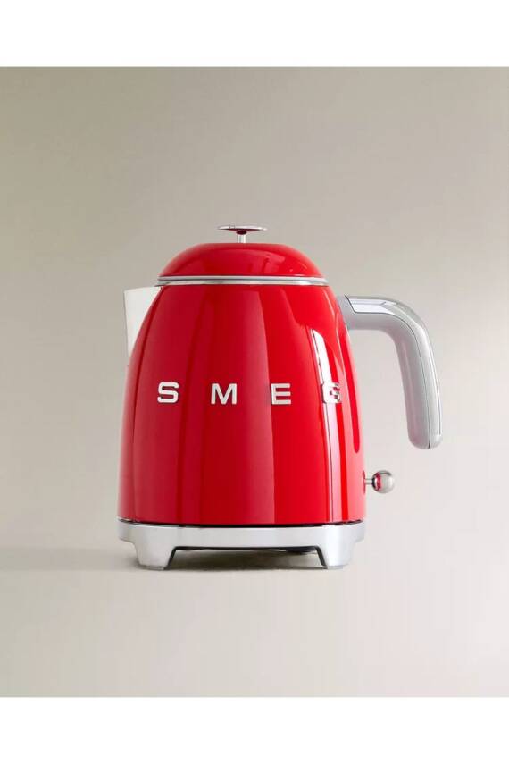 50s Style Retro 0.8 Lt Kırmızı Mini Kettle Klf05rdeu - 2
