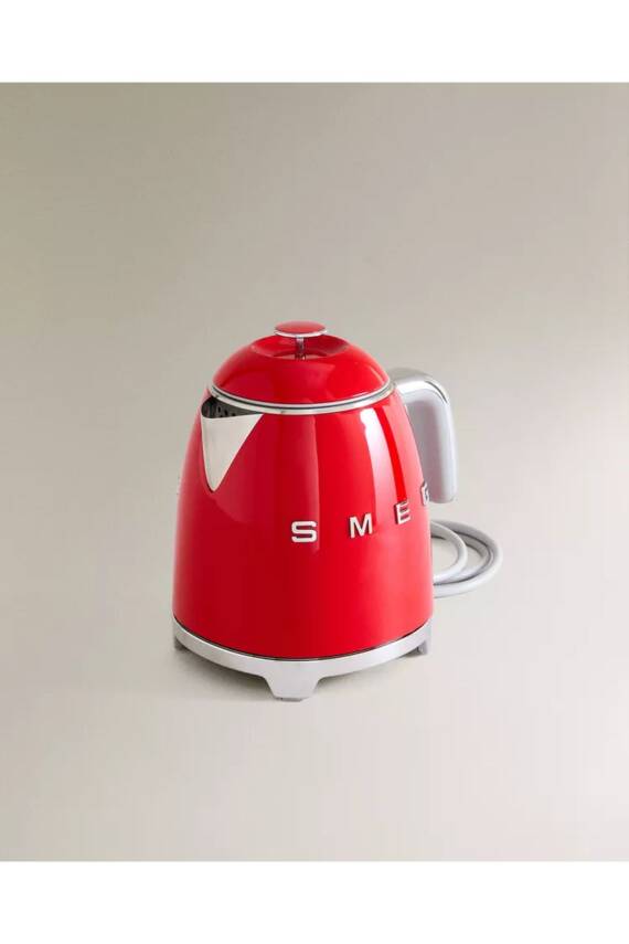 50s Style Retro 0.8 Lt Kırmızı Mini Kettle Klf05rdeu - 3