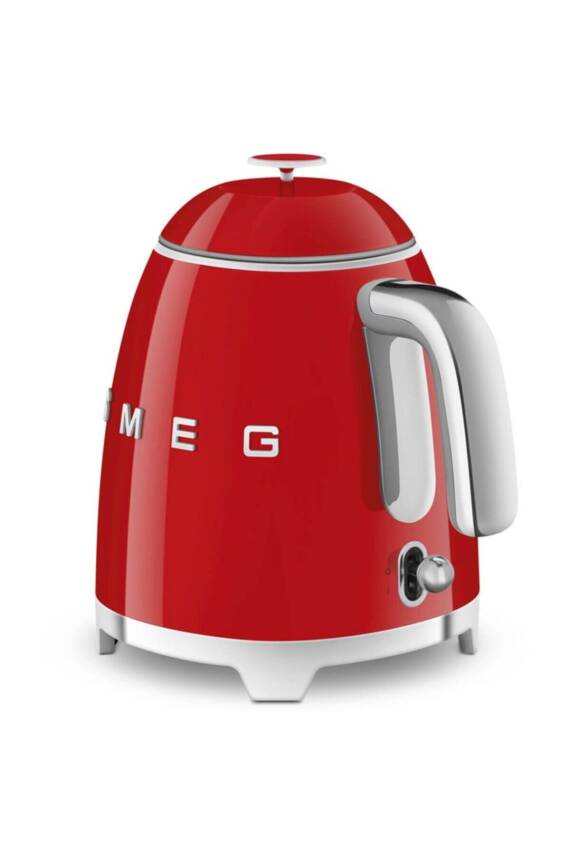 50s Style Retro 0.8 Lt Kırmızı Mini Kettle Klf05rdeu - 6
