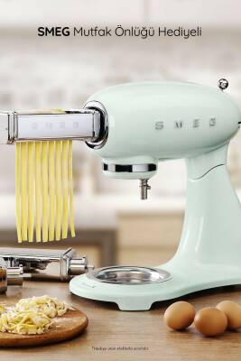 50s Style Retro 4.8 Litre Yeşil Stand Mikser SMF03PGEU - 1