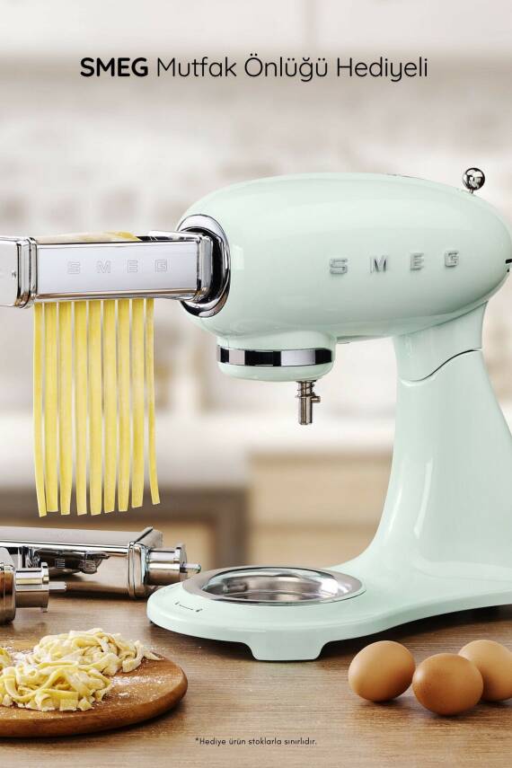 50s Style Retro 4.8 Litre Yeşil Stand Mikser SMF03PGEU - 1