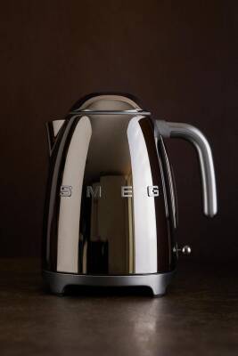 50s Style Retro Çelik Kettle Klf03bleu - 1