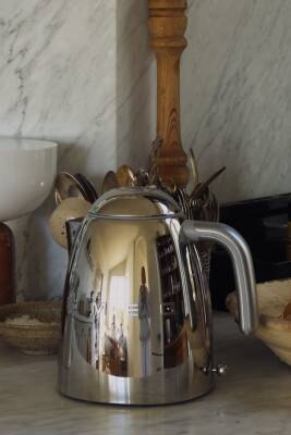 50s Style Retro Çelik Kettle Klf03bleu - 6