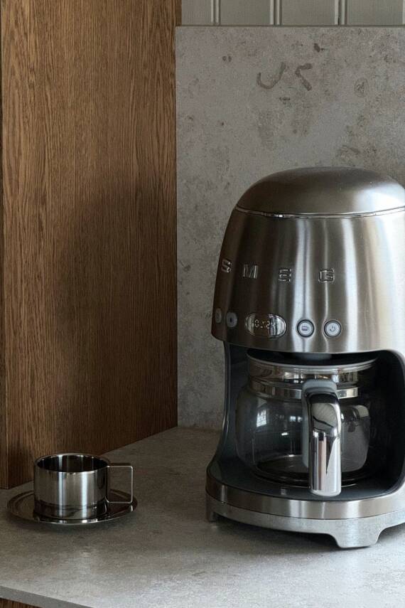 50s Style Retro Filtre Kahve Makinesi Çelik Dcf02sseu - 9