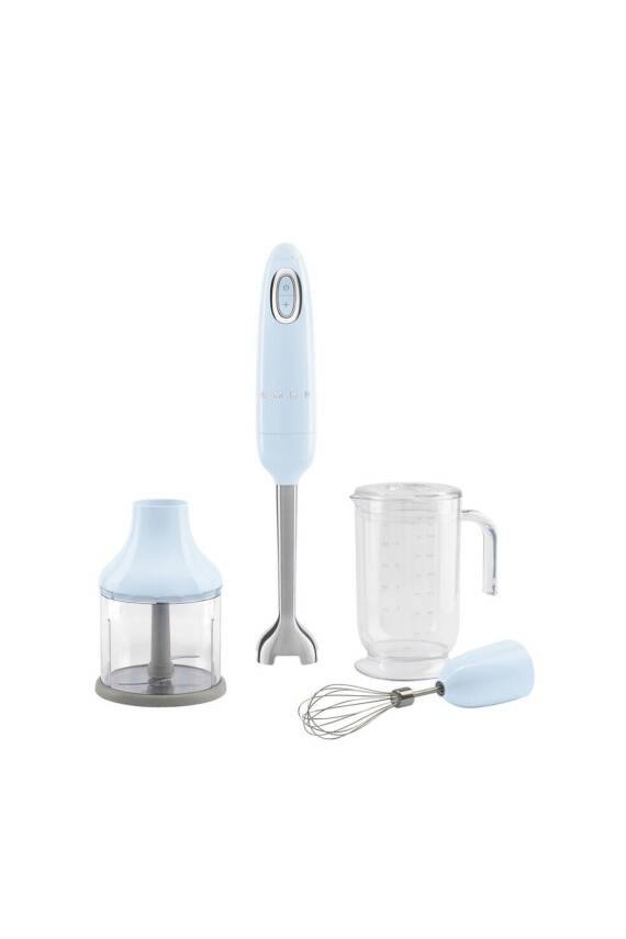 50s Style Retro Mavi El Blender Seti hbf03pbeu - 2