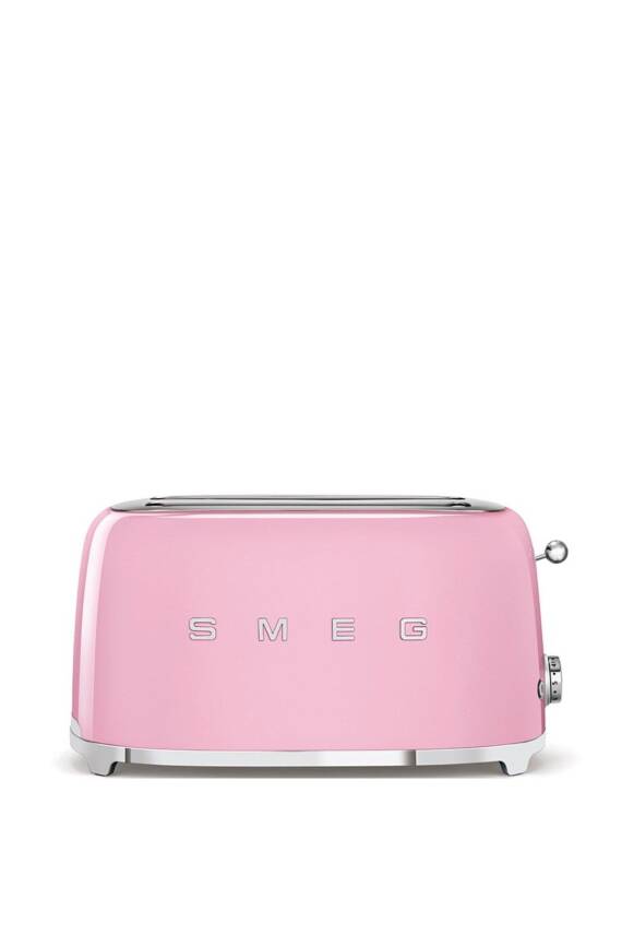 50s Style Retro Pembe Ekmek Kızartma Makinesi 2x2 TSF02PKEU - 1