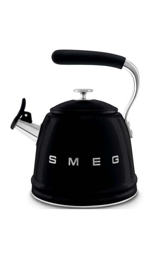 50s Style Siyah Set Üstü Düdüklü Kettle 2.3 Lt Cklw2001bl - 2