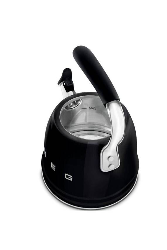 50s Style Siyah Set Üstü Düdüklü Kettle 2.3 Lt Cklw2001bl - 3