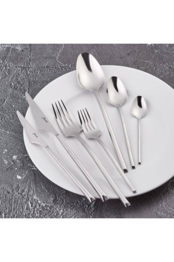5500 12 Kişilik 84 Parça Çatal Kaşık Bıçak Takımı - 3