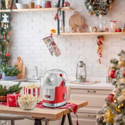 Ariete 2958/00 Party Time Tek Kollu Mısır Patlatma Makinesi Lever Kırmızı - 3