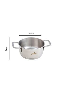 Baby Steel 6 Parça Mini Çelik Tencere Seti - 5