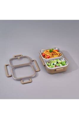 Bento Lunch Box 2 Bölmeli Haki - Aryıldız
