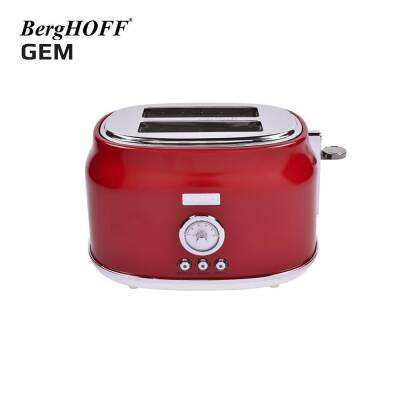 Berghoff 7950040 GEM RETRO Kırmızı İki Dilim Ekmek Kızartma Makinesi - 3