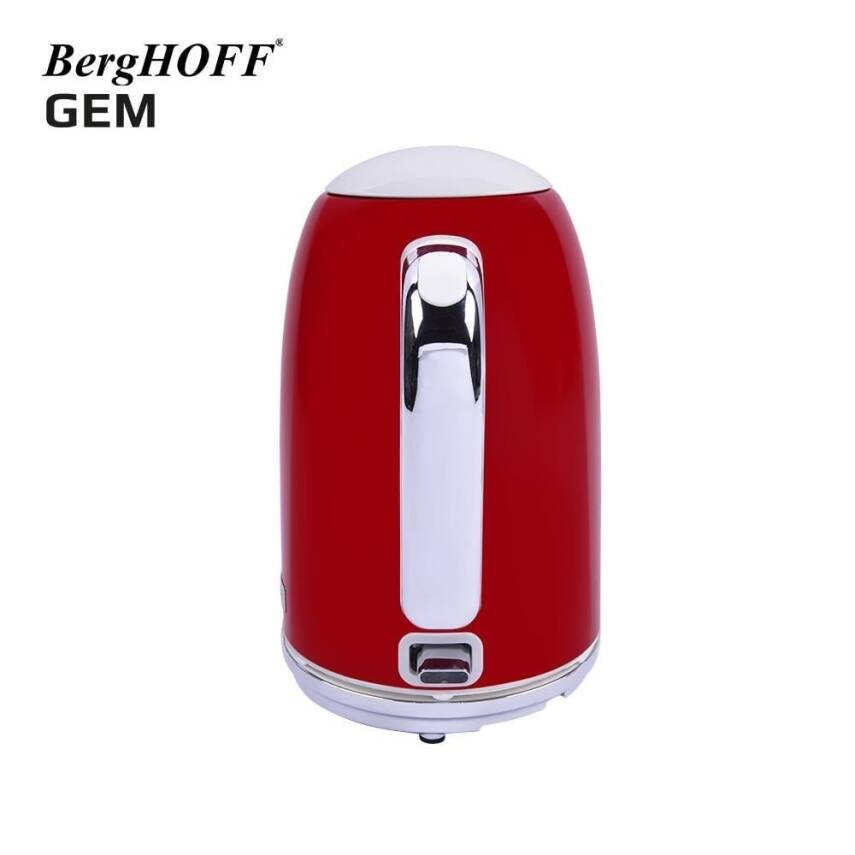 Berghoff GEM RETRO Kırmızı Filtre Kahve Makinesi + 1,7 Lt Retro Kettle Su Isıtıcı - 6