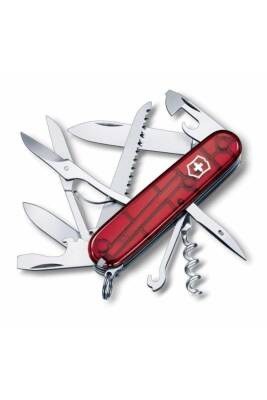 Çakı 1.3713.t Huntsman 15 Fonk Şeffaf Kırmızı İsviçre - 1