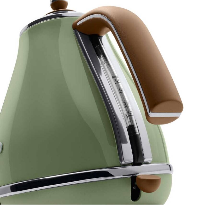 Delonghi KBOV 2001.GR Icona Vintage Yeşil 2000 Watt 1.7 Litre Çelik Kettle - 3
