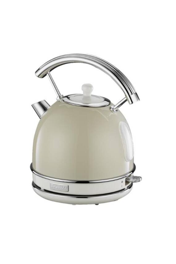 Gem Retro 1.7 Litre Vanilya Yuvarlak Su Isıtıcı - 1