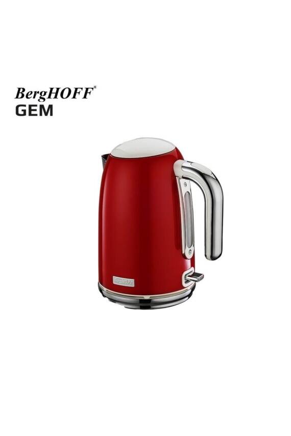 GEM RETRO Kırmızı Filtre Kahve Makinesi + 1,7 Lt Retro Kettle Su Isıtıcı - 2