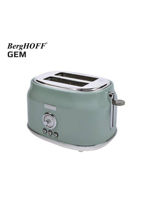 Gem Retro Mint Yeşil Iki Dilim Ekmek Kızartma Makinesi - 3