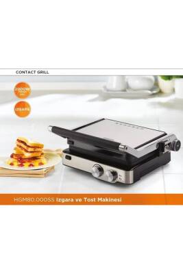 Hgm80.000ss 2000 W Grill Tost Makinasi - 7