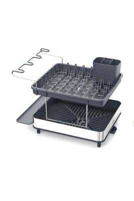 Jj Excel 2 Katlı Çelik Bulaşıklık (GRİ) - Joseph Joseph