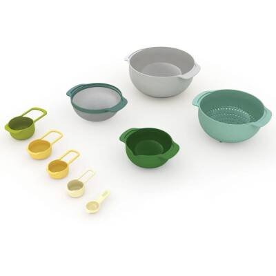 Joseph Joseph 40076 Yeşil Renkli Karıştırma Kabı Seti - 3