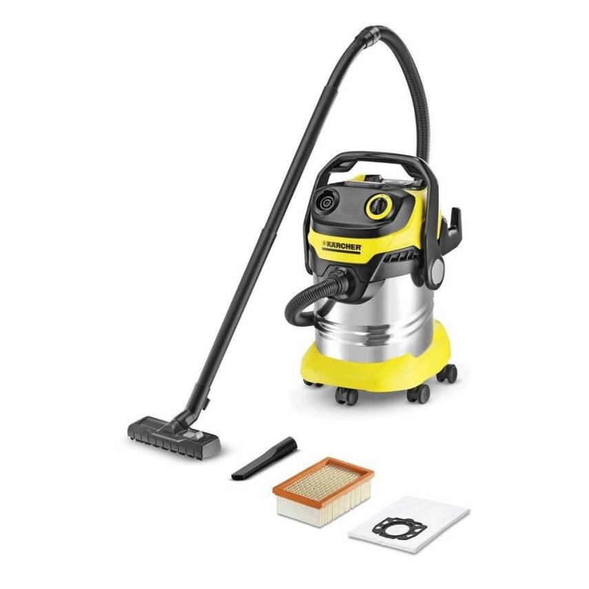  Karcher 1.628-350.0 S V-25/6/22 (YSY) WD 5 EU ÇELİK KAZAN ISLAK KURU ELEKTRİKLİ SÜPÜRGE - 1