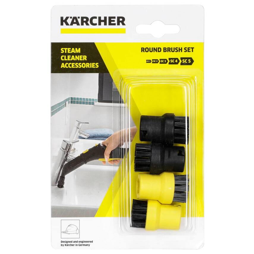 Karcher 2.863-264.0 Sc Buharlı Temizlik Makineleri İçin 4'lü Fırça Seti - 3
