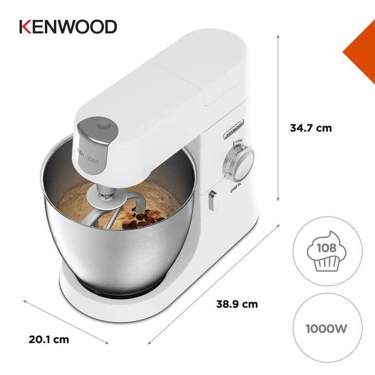 Kenwood KVL4100W Chef XL 1200 Watt 6,7 Litre Mutfak Şefi Beyaz - 6