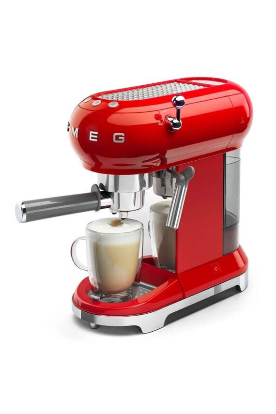Kırmızı Espresso Makinesi - 5