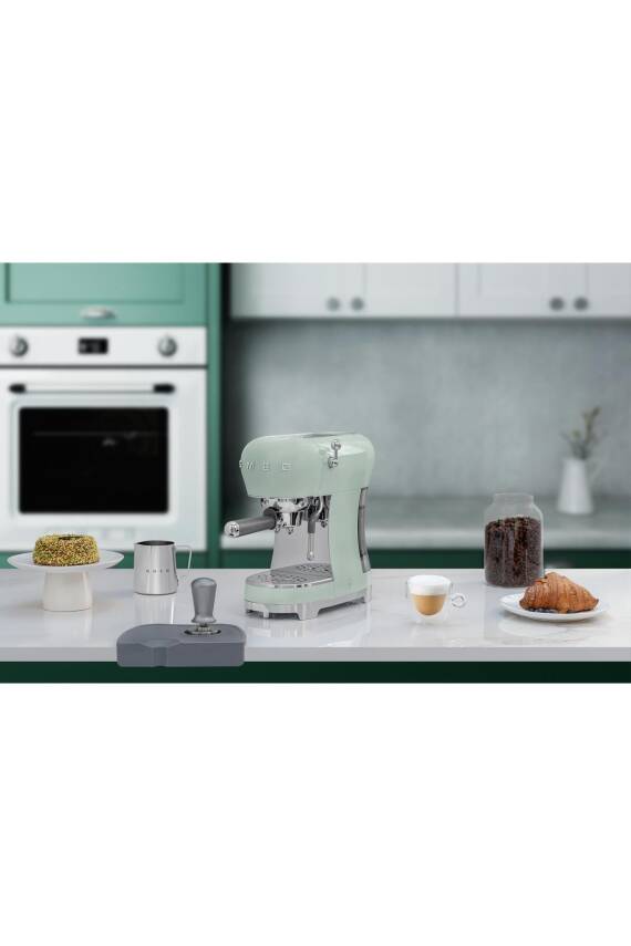 Pastel Yeşil Espresso Kahve Makinesi - 8