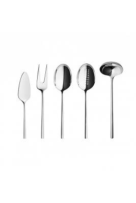 slcshp 1001 5 Parça Servis Takımı, 500.01.01.6081, Standart, Inox cloydx 1061052 - Jumbo