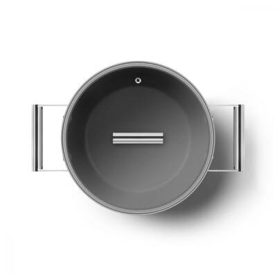 Smeg CKFC2411RDM 50's Style Kırmızı Güveç Derin Tencere 24 cm - 6