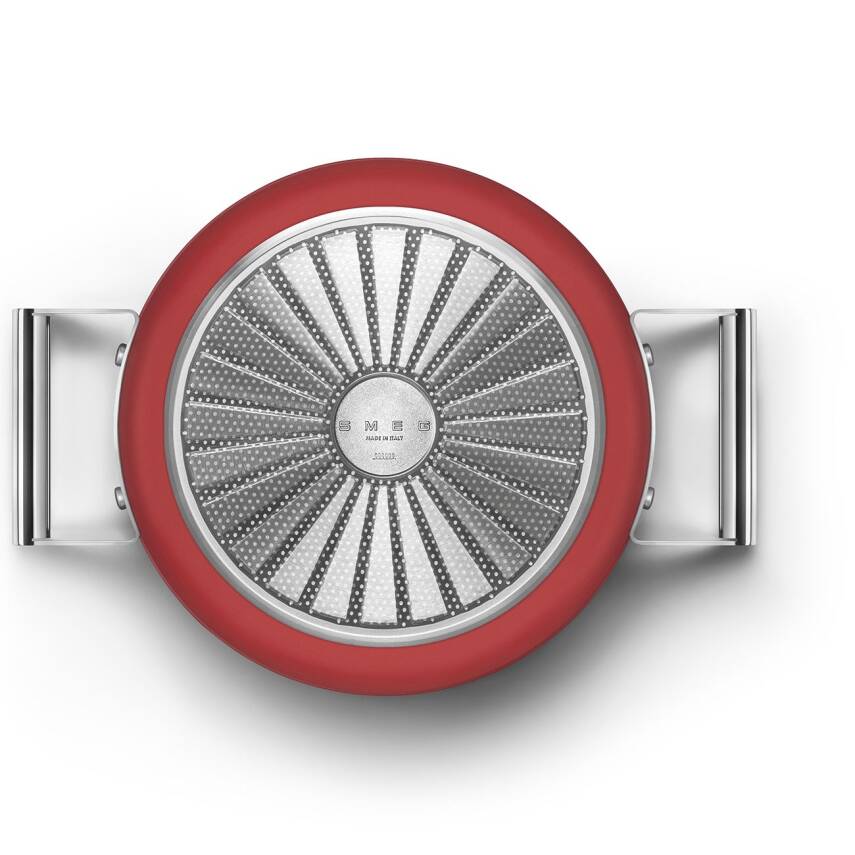 Smeg CKFC2411RDM 50's Style Kırmızı Güveç Derin Tencere 24 cm - 8