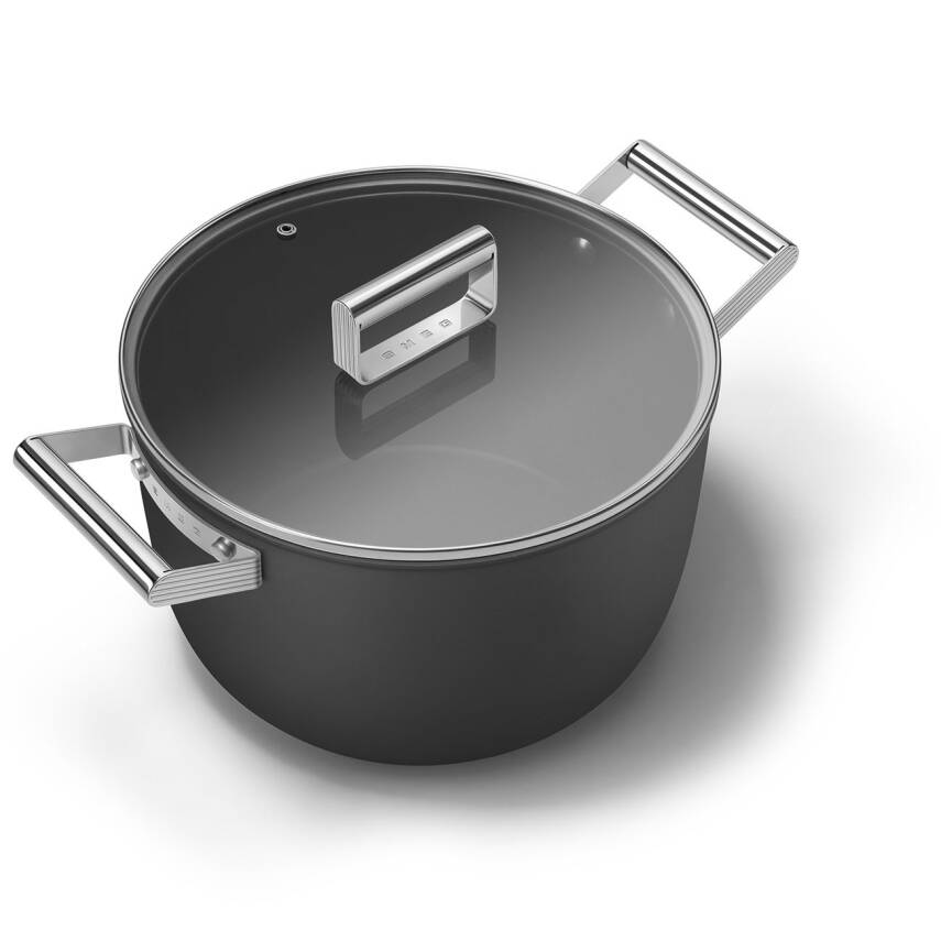 Smeg CKFC2611BLM 50's Style Siyah Güveç Derin Tencere 26 cm - 3