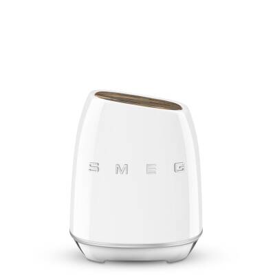 Smeg KBSF02WH 6 Bıçaklı Beyaz Bıçak Bloğu Beyaz - SMEG (1)