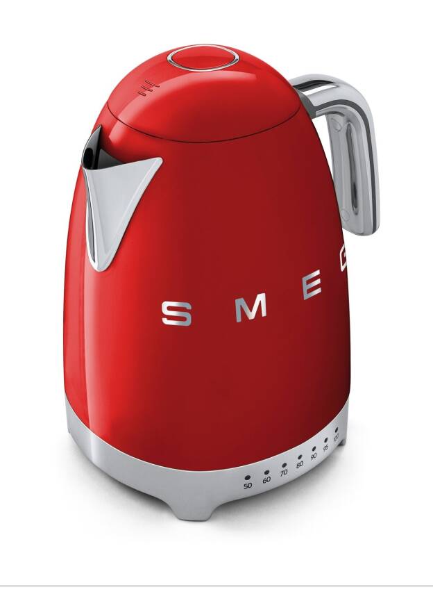 Smeg KLF04RDEU Retro Kırmızı Isı Ayarlı 2400 Watt 1.7 Litre Çelik Kettle - 4