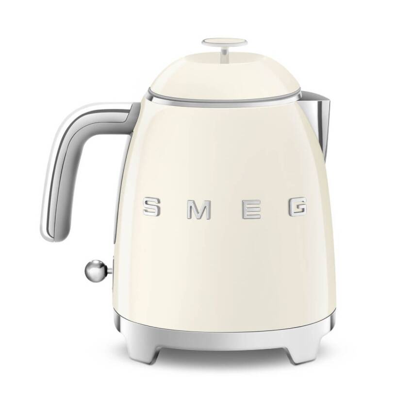 Smeg KLF05CREU 50's Style 0.8 Litre Krem Mini Kettle - 7