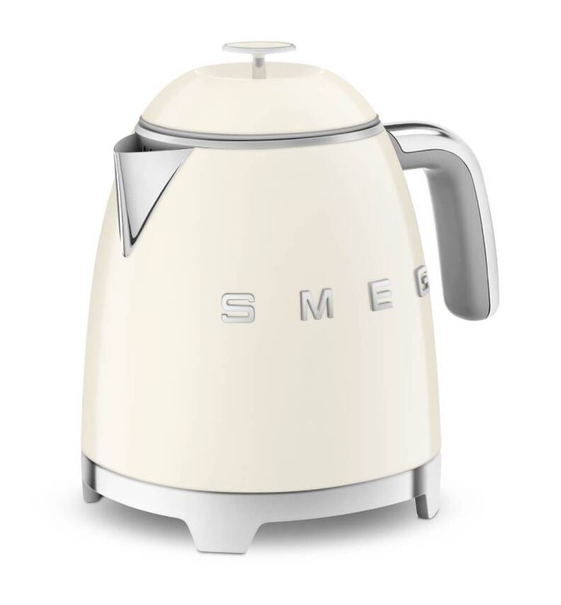 Smeg KLF05CREU 50's Style 0.8 Litre Krem Mini Kettle - 8