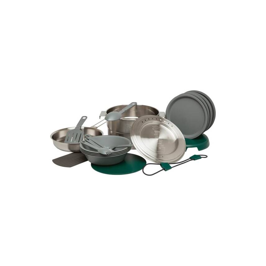 Stanley Adventure Çelik Kamp Pişirme Seti (21 Parça Set) 3,5 Litre - 1